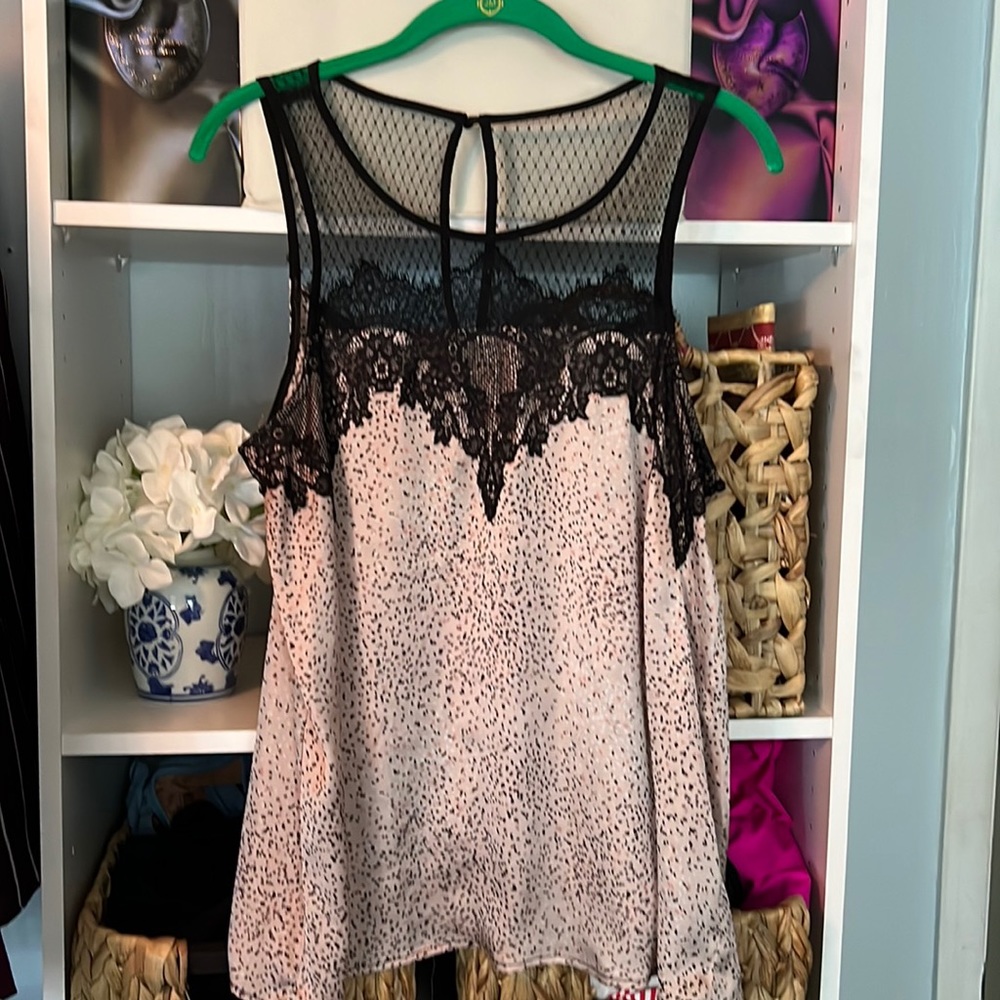 Maurices confetti tank sz L